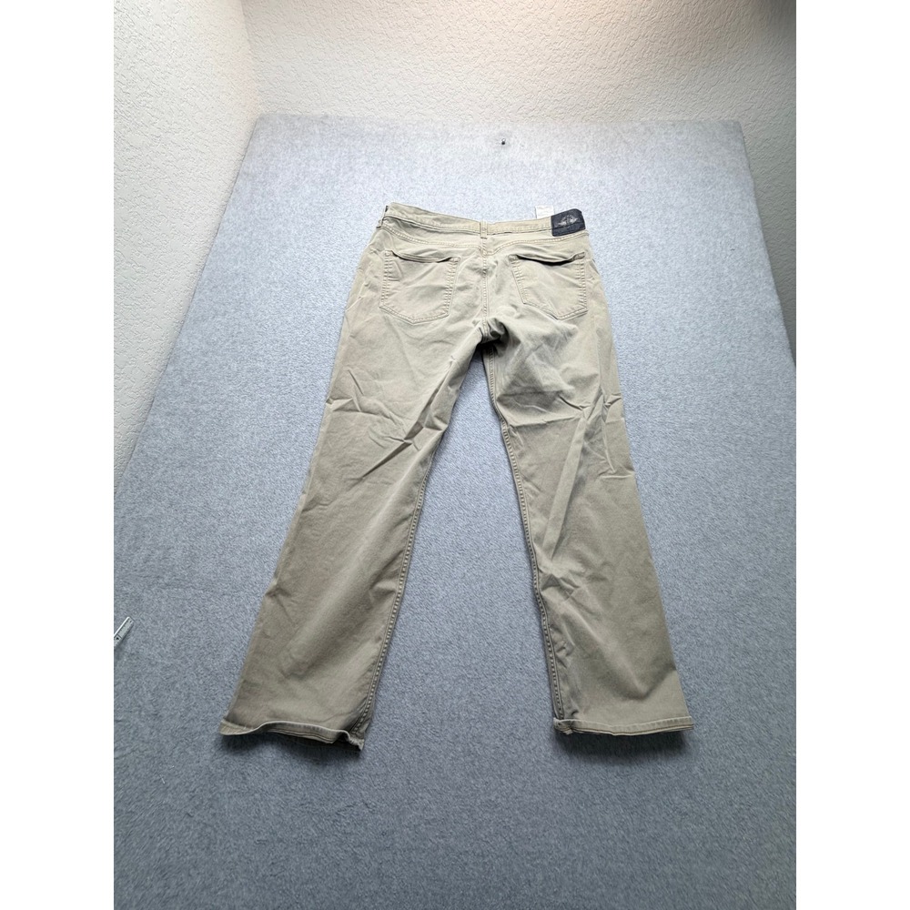 Dockers Straight Fit Khaki Tan Pants Mens 36x30 56790-0001 Casual Twill Trousers - Picture 9 of 10